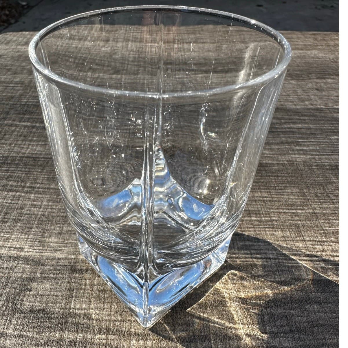 LITALLA Finland 'Geo' Rare 1988-2000 Ken Benson Design Old-Fashioned Glass(s) - Thumbnail 3