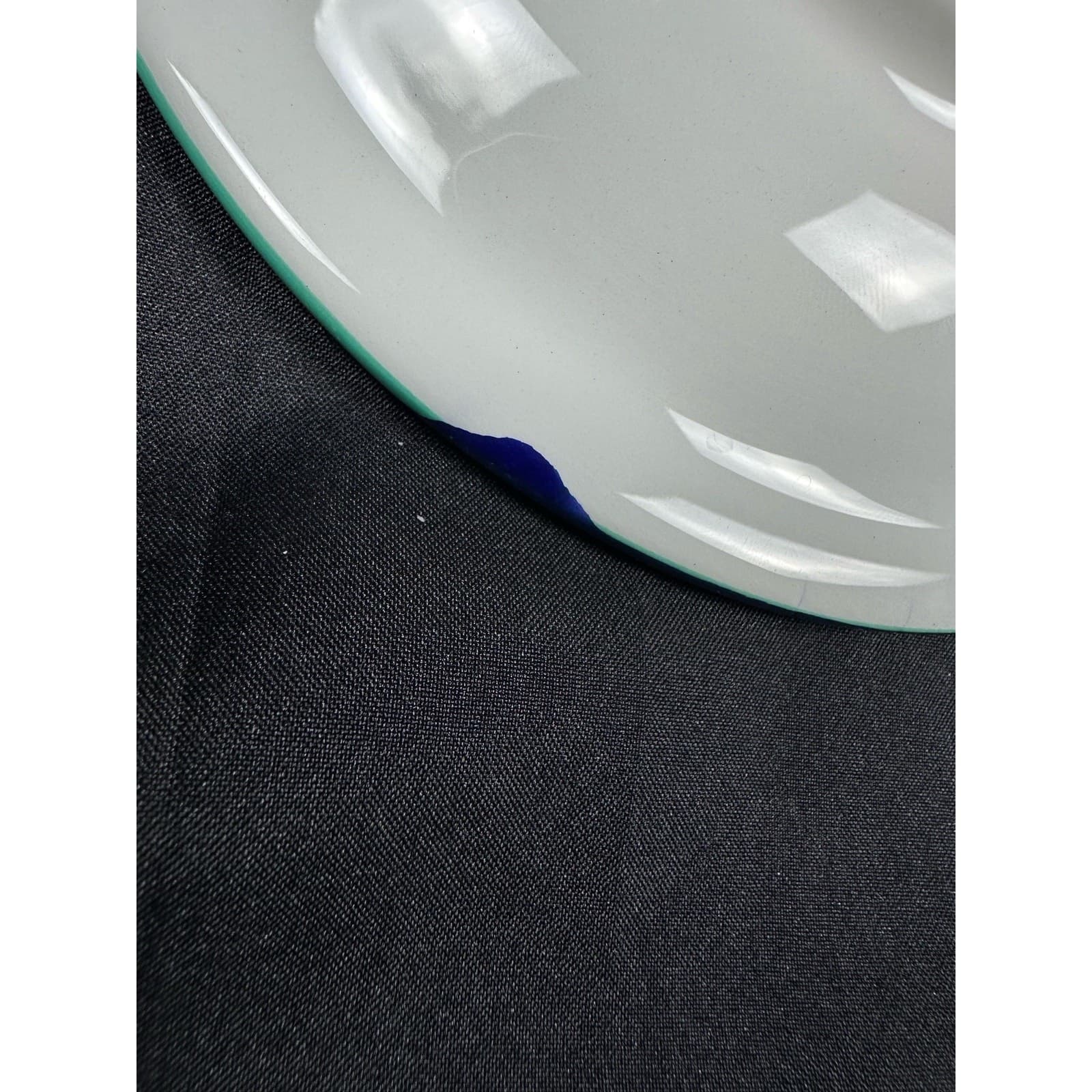 Crate & Barrel Martinique 2 Hand Painted Earthenware Saucers Italy - Thumbnail 5