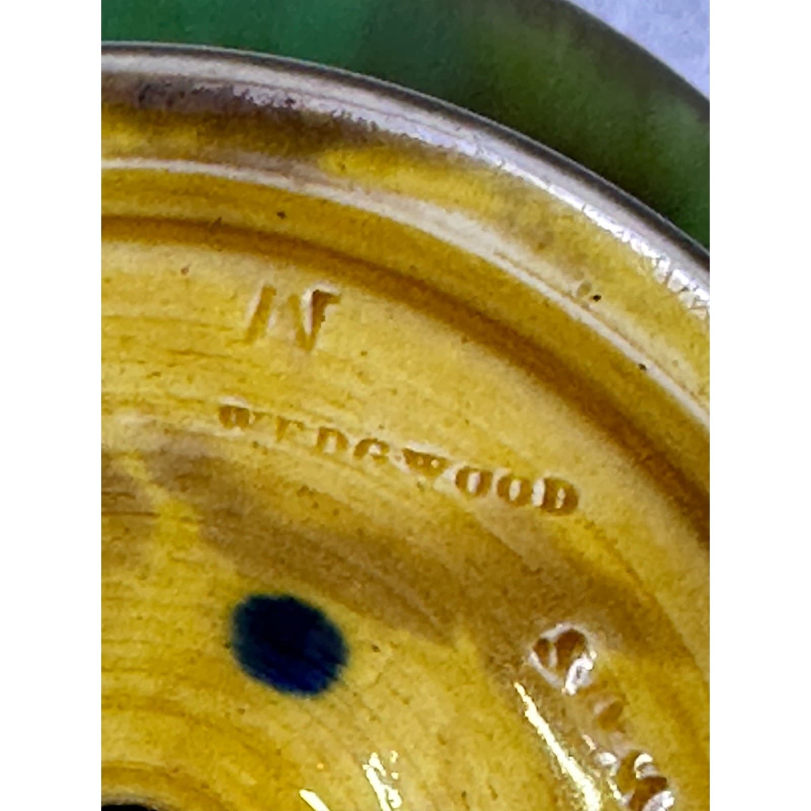 Wedgwood England Antique Late 1800's Majolica Small Comport Floral Motifs-Rare - Thumbnail 14