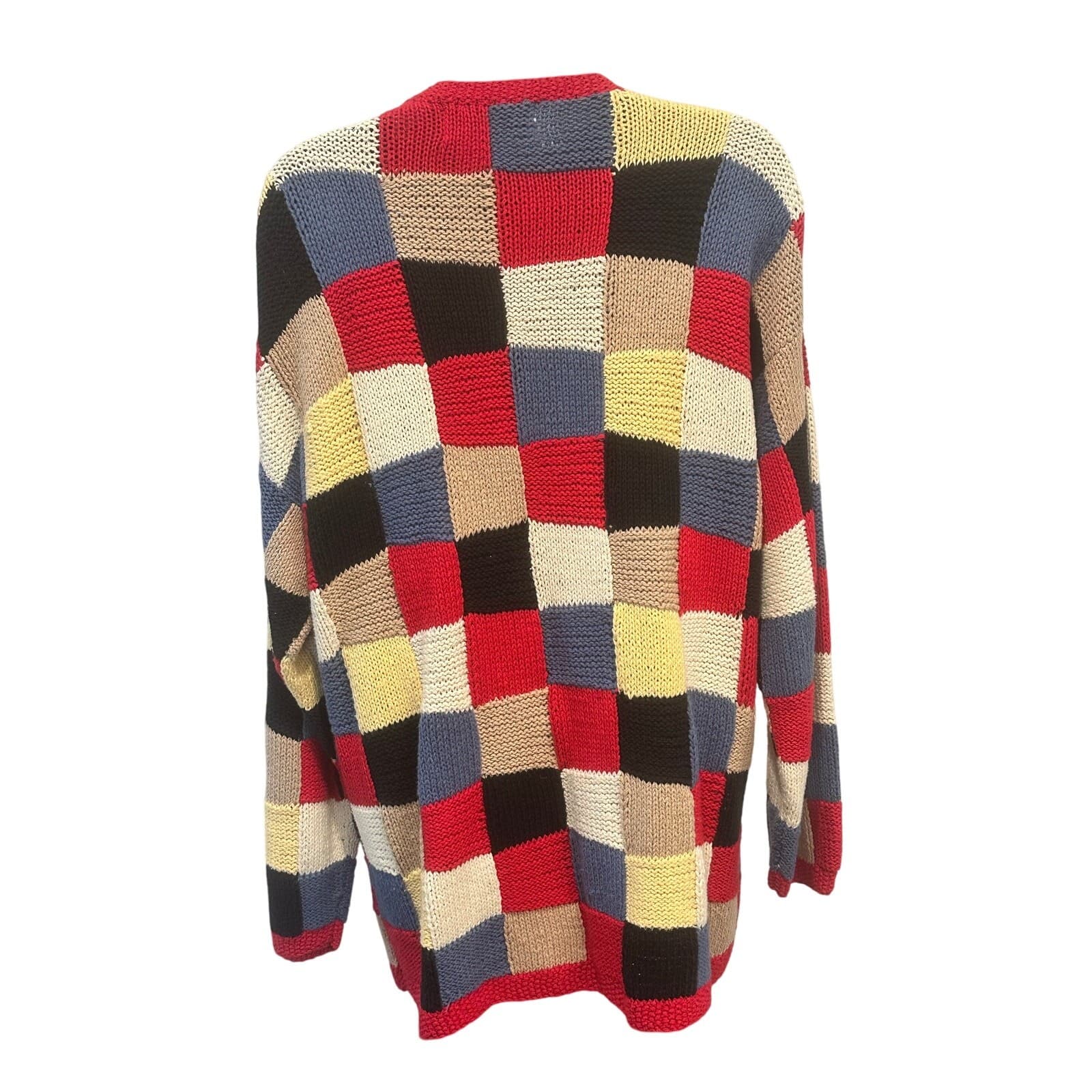 'Design Options' 1994 Raggedy Ann and Andy Cardigan Sweater-Small - Thumbnail 6
