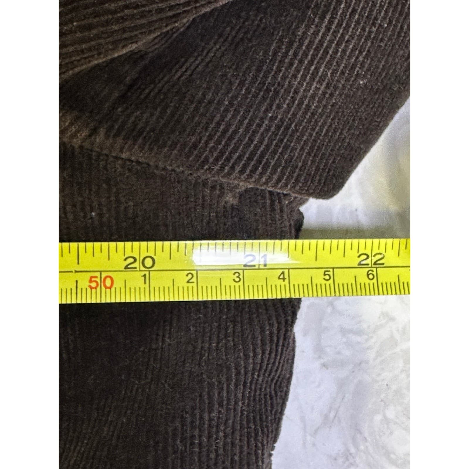 Lands End Brown Casual Corduroy Jacket Button Down Pockets Women's Size Medium - Thumbnail 9