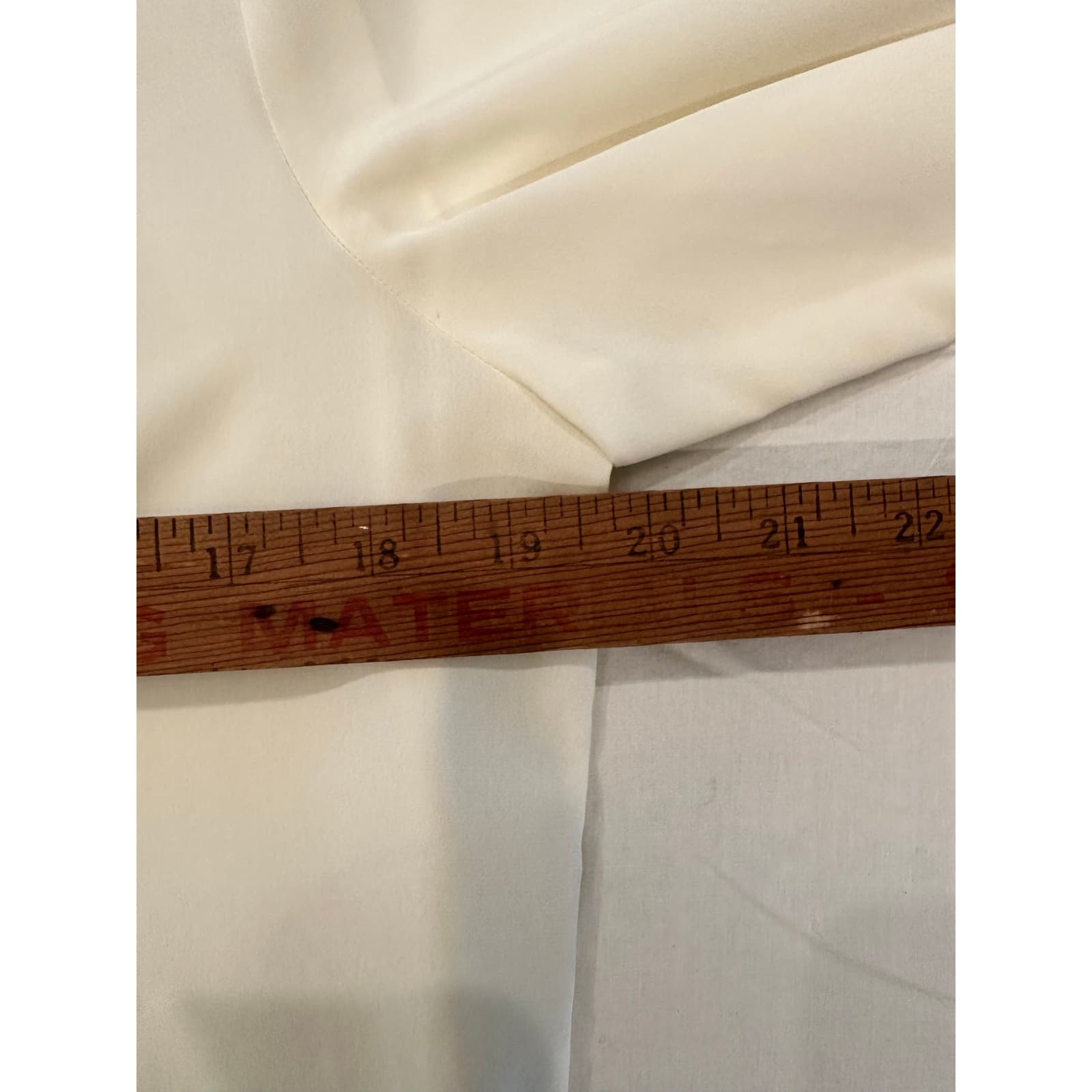 Breckenridge Vintage Ivory Cream Box Pleated Long Sleeve Blouse-Size 10 - Thumbnail 8