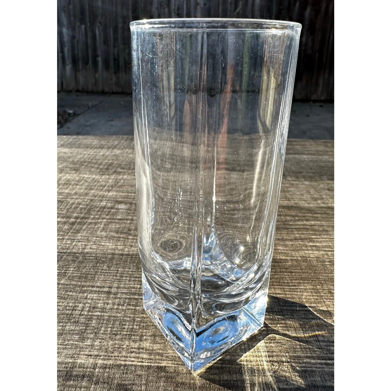 LITALLA Finland 'Geo' Rare Retired 1988-2000 Ken Benson Design Highball Glass(s) - Thumbnail 5