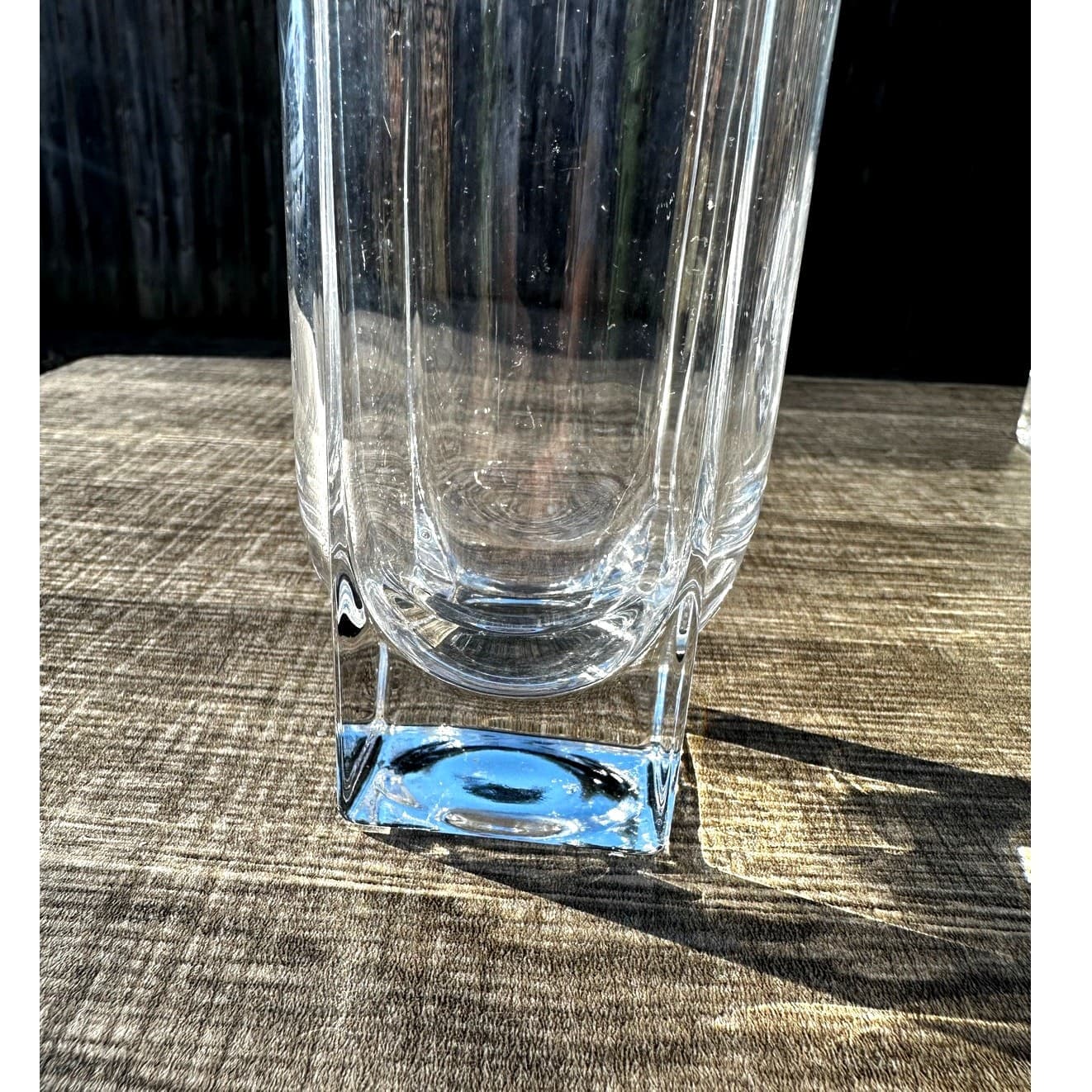 LITALLA Finland 'Geo' Rare Retired 1988-2000 Ken Benson Design Highball Glass(s) - Thumbnail 2