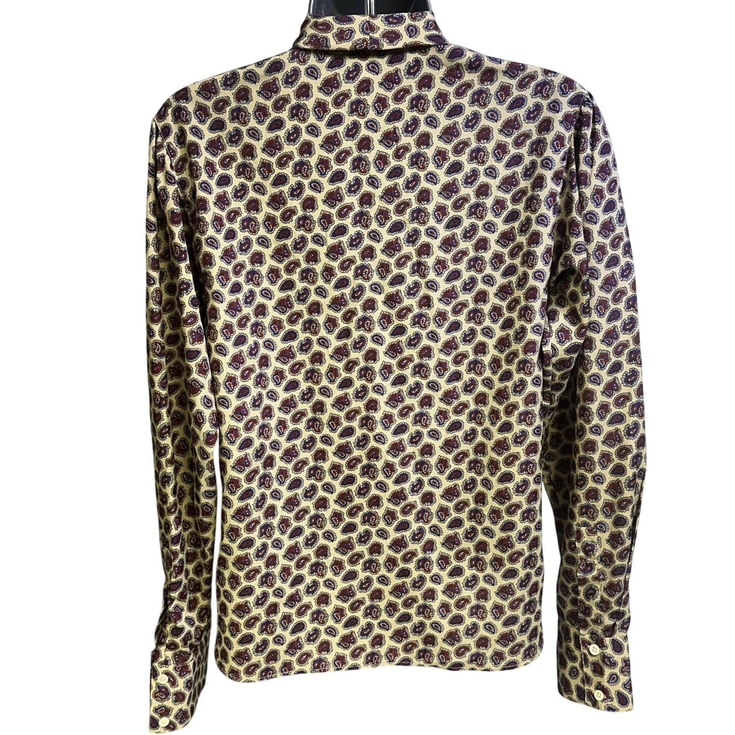 Evan Picone Petites Vintage 1980's Paisley Print Long Sleeve Blouse Bow Size 8 - Thumbnail 5