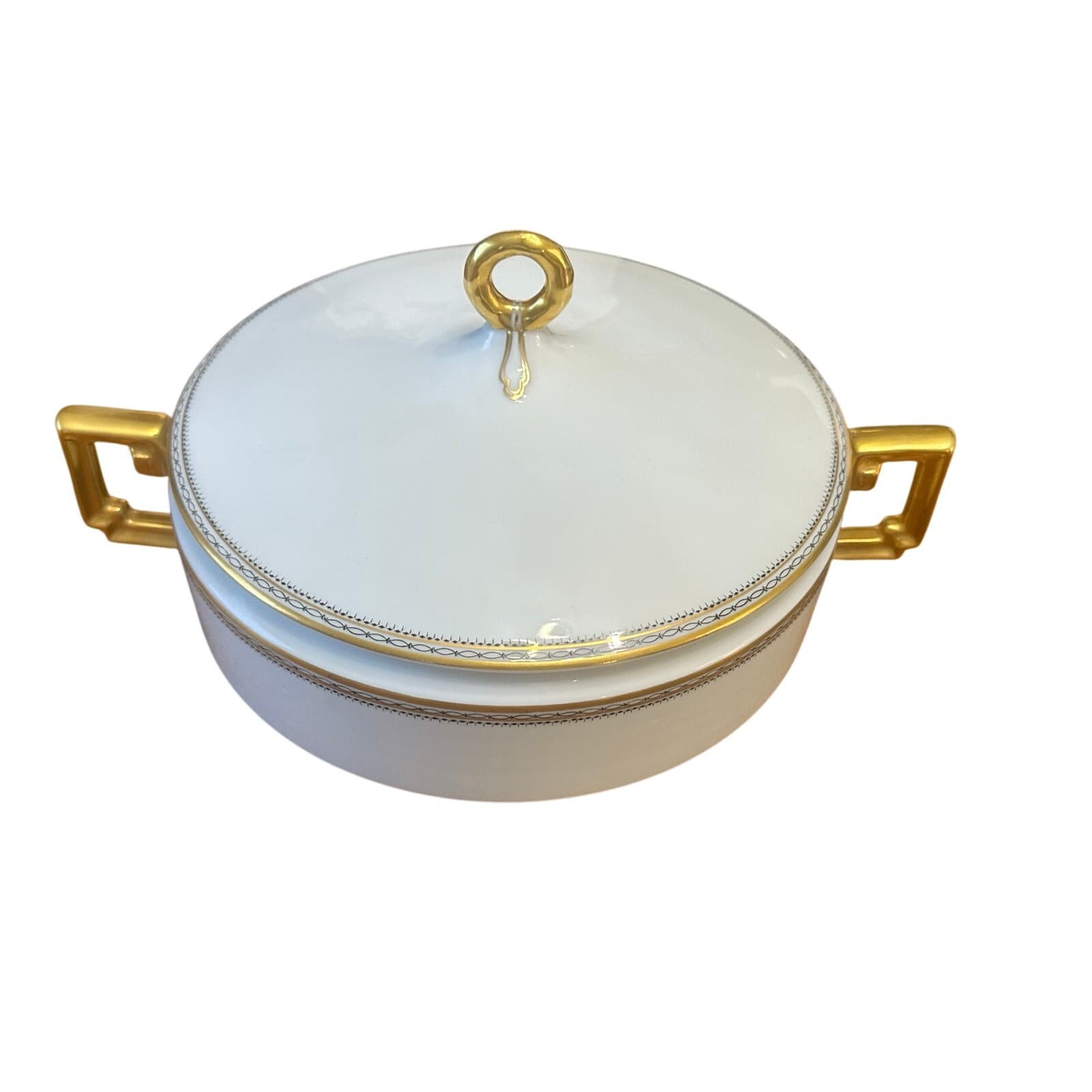 Heinrich & Co Vintage 1930's 'Claridge' Imperial Round Covered Vegetable Dish - Thumbnail 2
