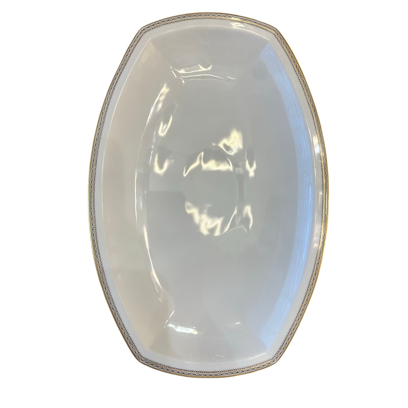 Heinrich & Co Vintage 1930's 'Claridge' 16" Large Oval Serving Platter - Thumbnail 3