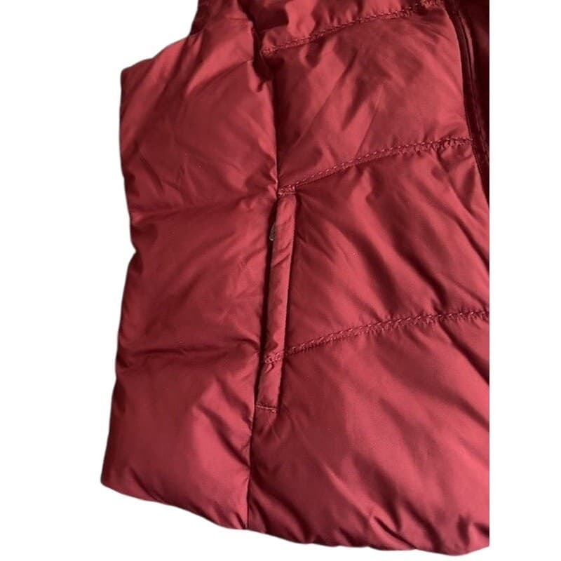 Eddie Bauer Men's Premium Goose Down Quilted Vest Rust Red-XL Nice! - Thumbnail 8