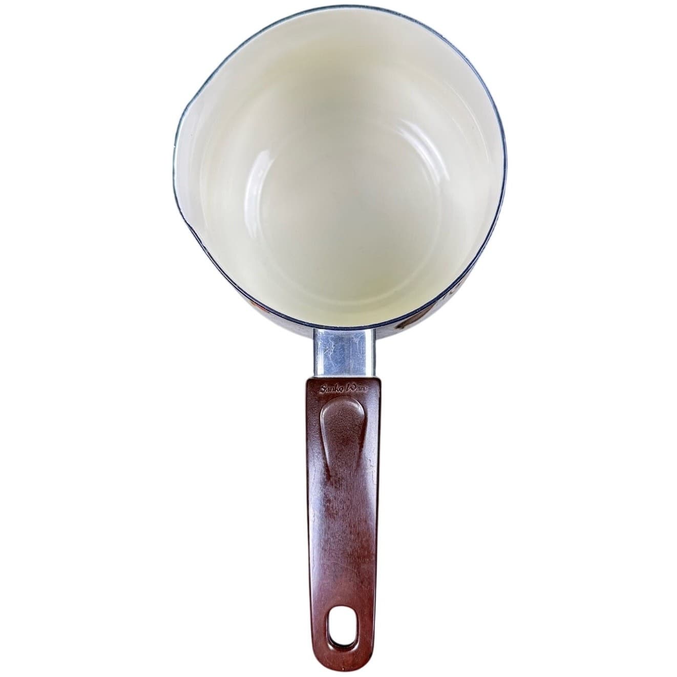 Sanko Ware Japan Show Pans 1 Quart Saucepan with Pour Spout Vintage - Thumbnail 4