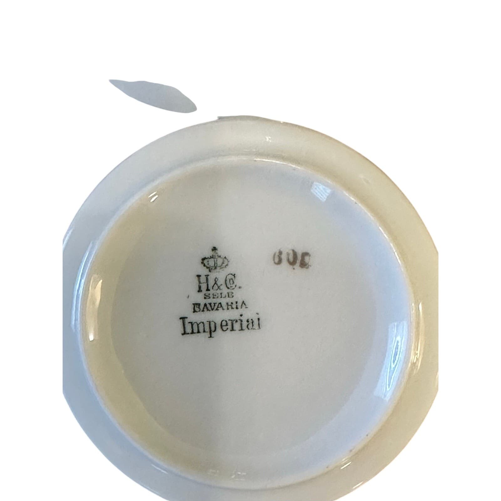 Heinrich & Co Vintage 1930's 'Claridge' Imperial Flat Cup & Saucer-Set of 2 - Thumbnail 4