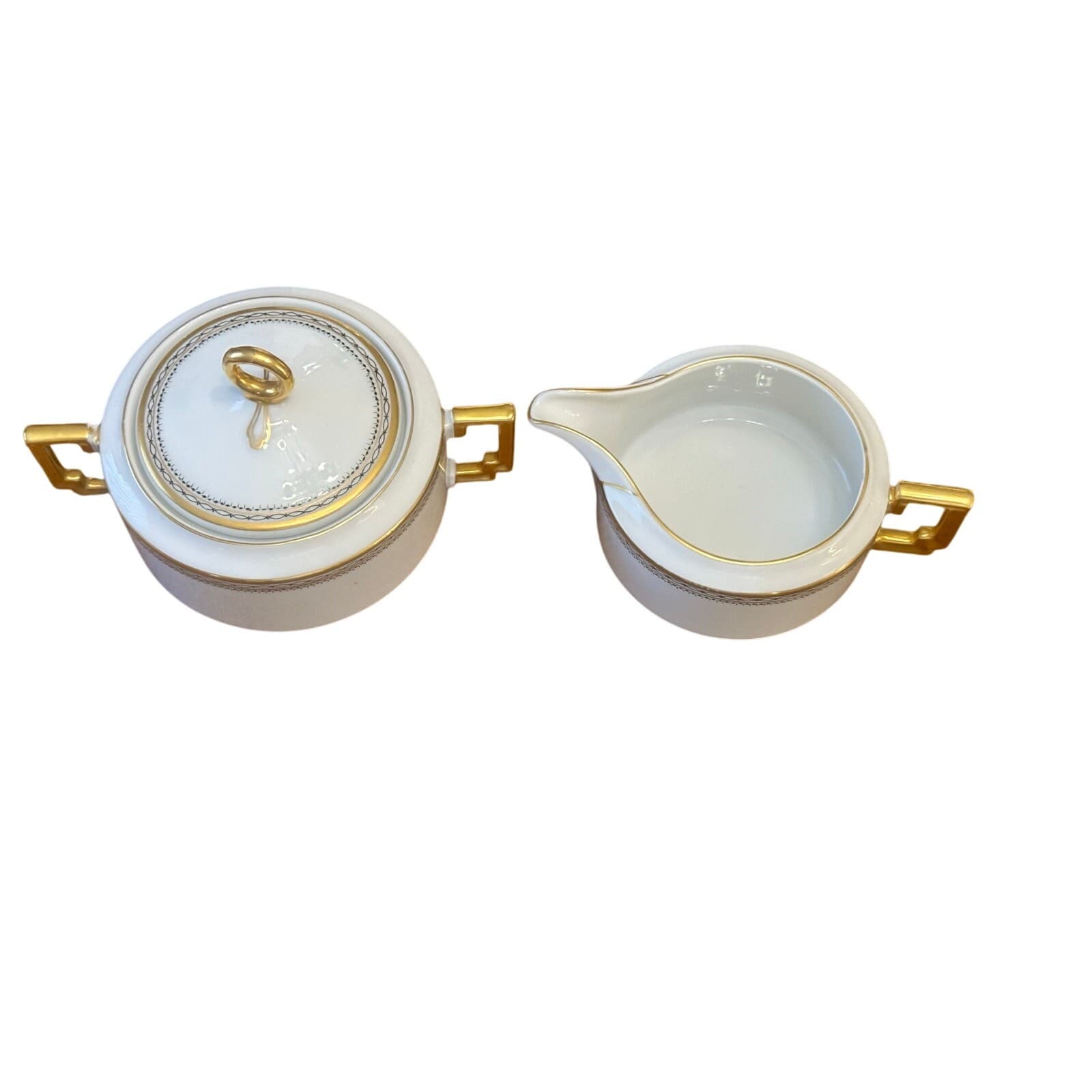 Heinrich & Co Vintage 1930's 'Claridge' Cream Pitcher and Sugar Bowl Set - Thumbnail 2