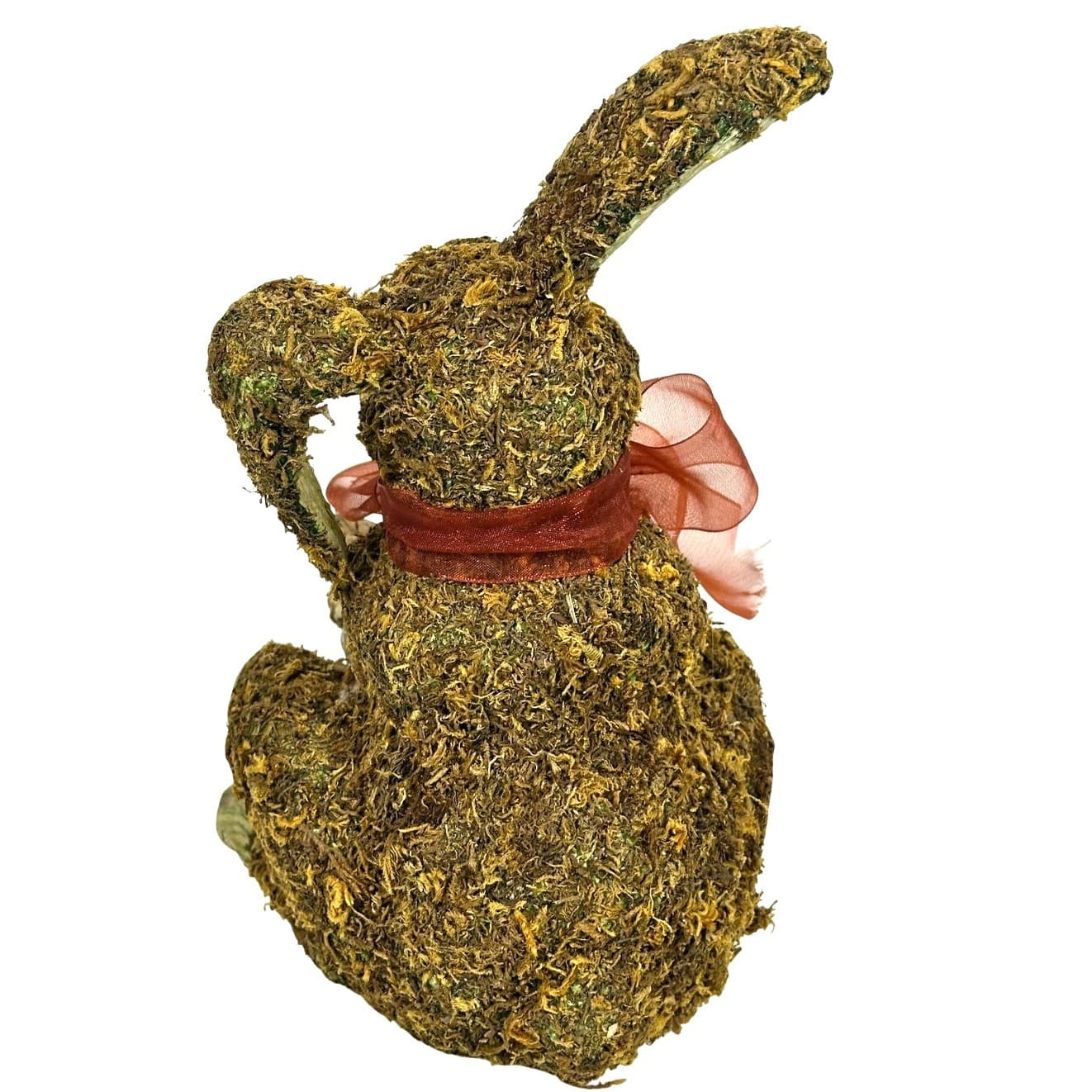 Mossy Brown Easter Bunny w/Basket, 4.5' Easter Egg Garland and Four Easter Eggs! - Thumbnail 7