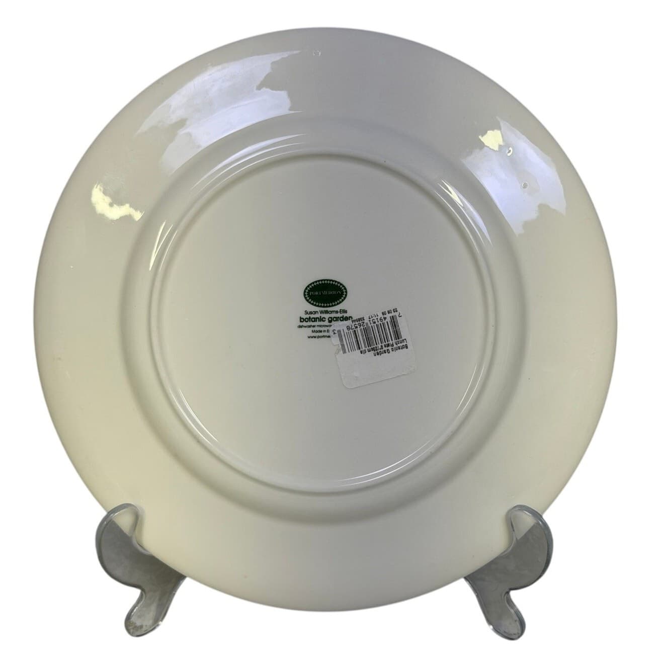 Portmeirion Retired Botanic Garden 9.25" 'Pansy' Luncheon Plate-New with Tag - Thumbnail 2