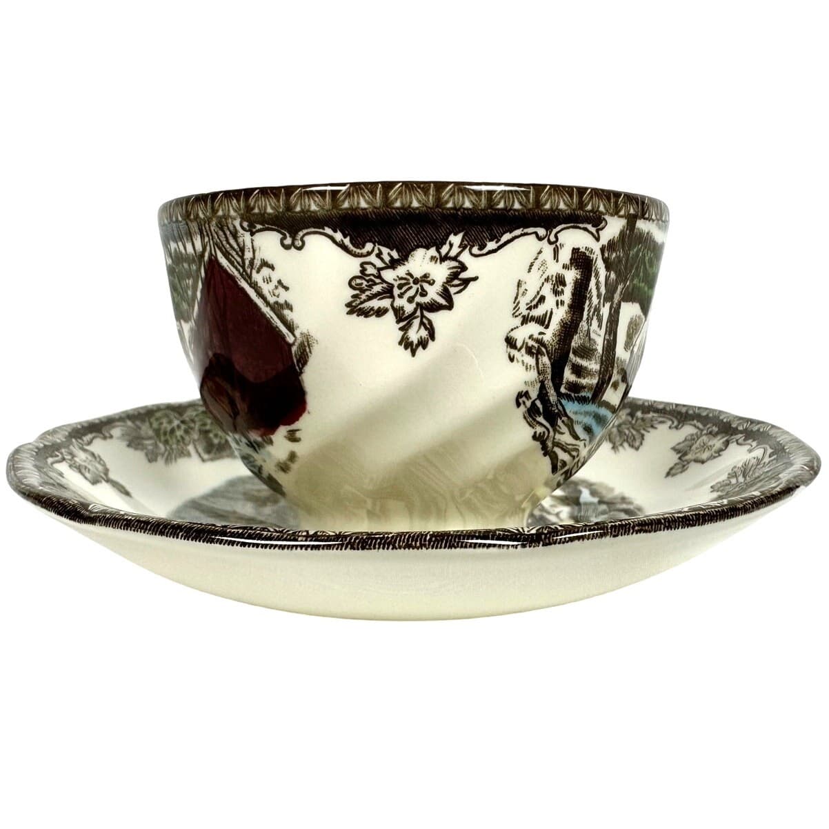 Johnson Bros Friendly Village England Vintage 'The Ice House' Cup & Saucer Set! - Thumbnail 2