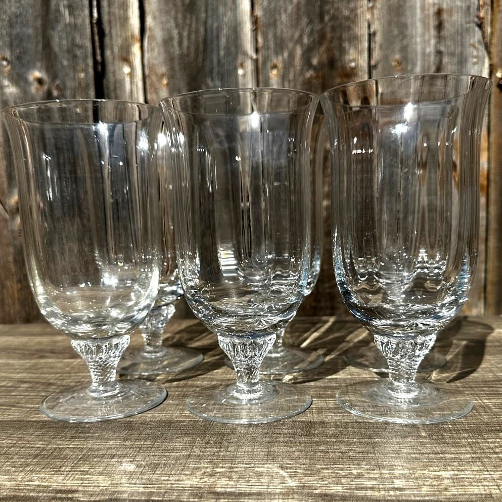 Gorham Crystal Retired 1974-79 Octette Clear Iced Tea Glasses-Excellent-Set of 6 - Thumbnail 7