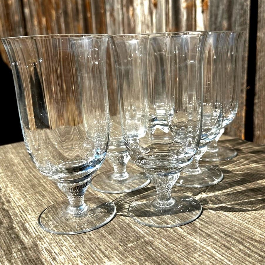 Gorham Crystal Retired 1974-79 Octette Clear Iced Tea Glasses-Excellent-Set of 6 - Thumbnail 5