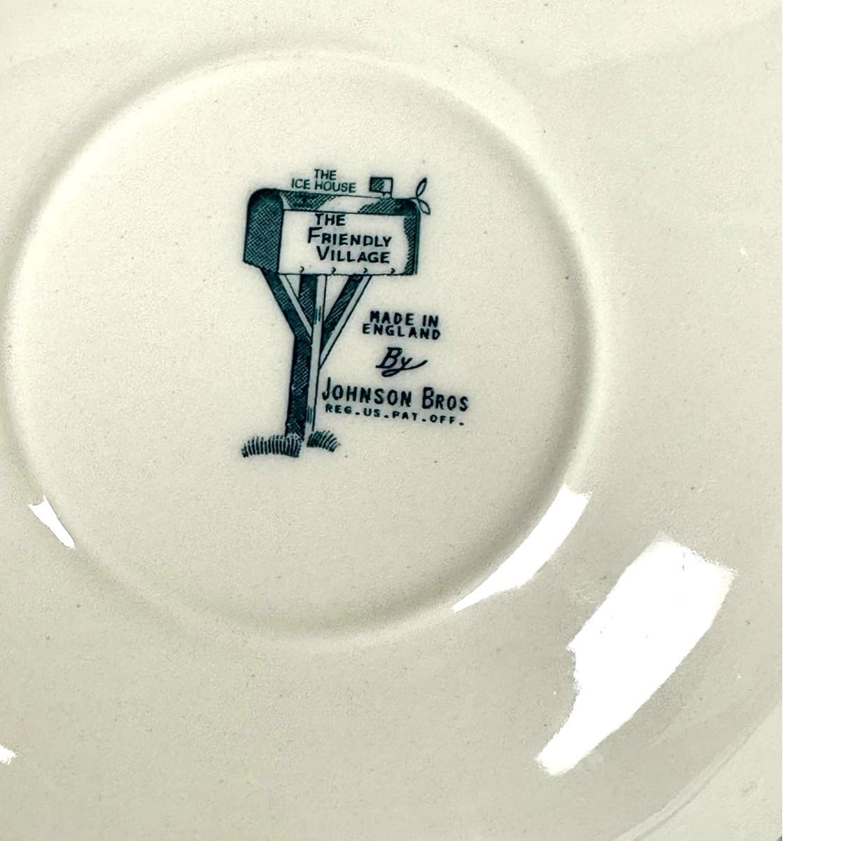 Johnson Bros Friendly Village England Vintage 'The Ice House' Cup & Saucer Set! - Thumbnail 10