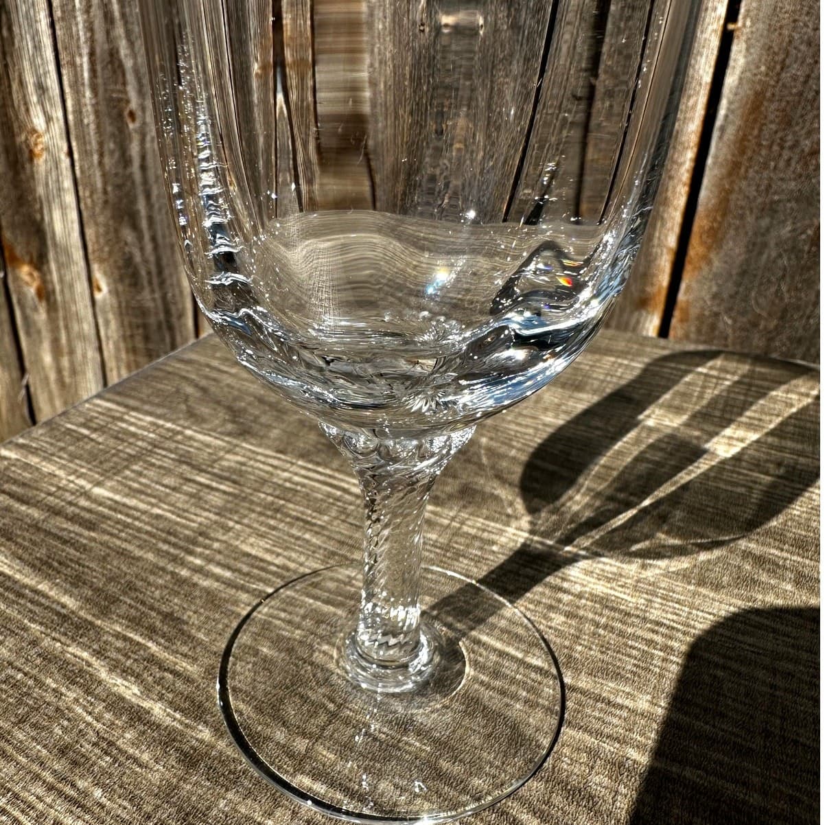 Gorham Crystal Retired 1974-1979 'Octette Clear' Wine Glasses-Excellent-Set of 6 - Thumbnail 4