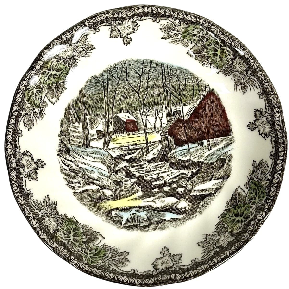 Johnson Bros Friendly Village England Vintage 'The Ice House' Cup & Saucer Set! - Thumbnail 7