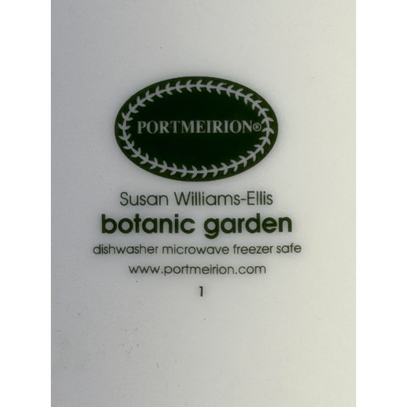 Portmeirion 1972 Botanic Garden 8" Square Lily Flowered Azalea/Sweet Pea Plates - Thumbnail 5
