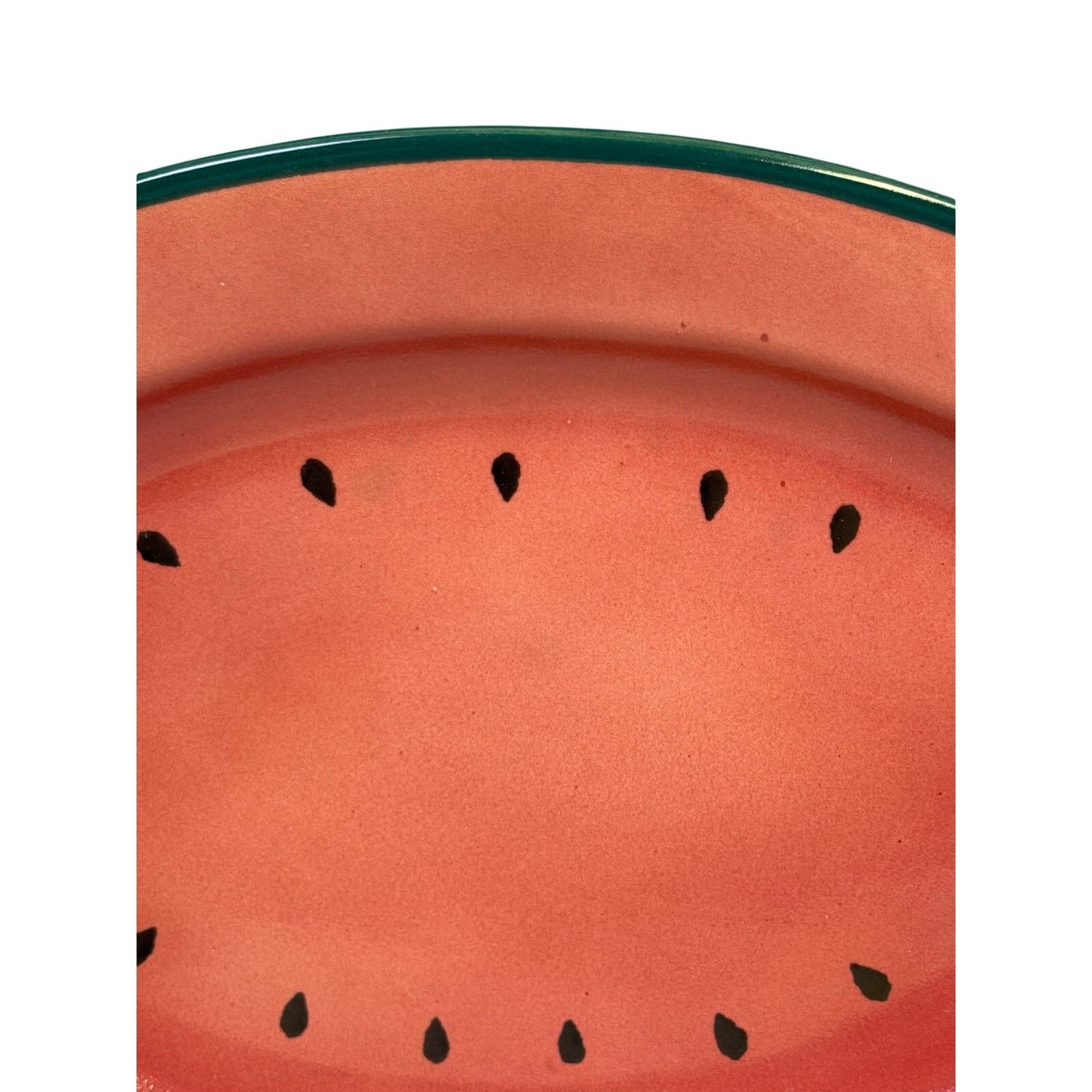 Whimsical Unique Watermelon Design 15 x 10 Large Oval Serving Platter - Thumbnail 3
