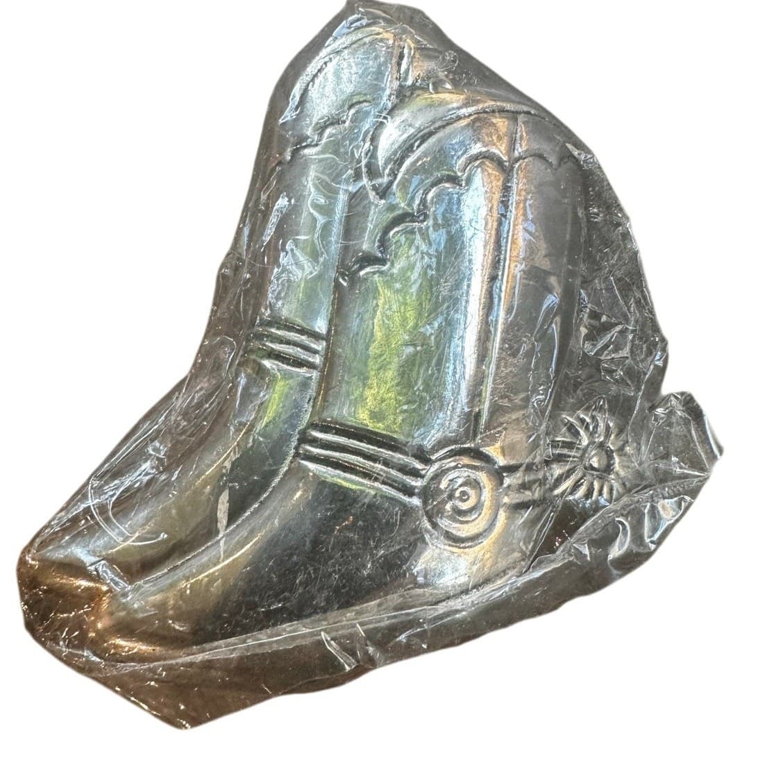 Yee Haw! Silver Cowboy Boot Metal Napkin Holder Rings Set of 10-New - Thumbnail 6