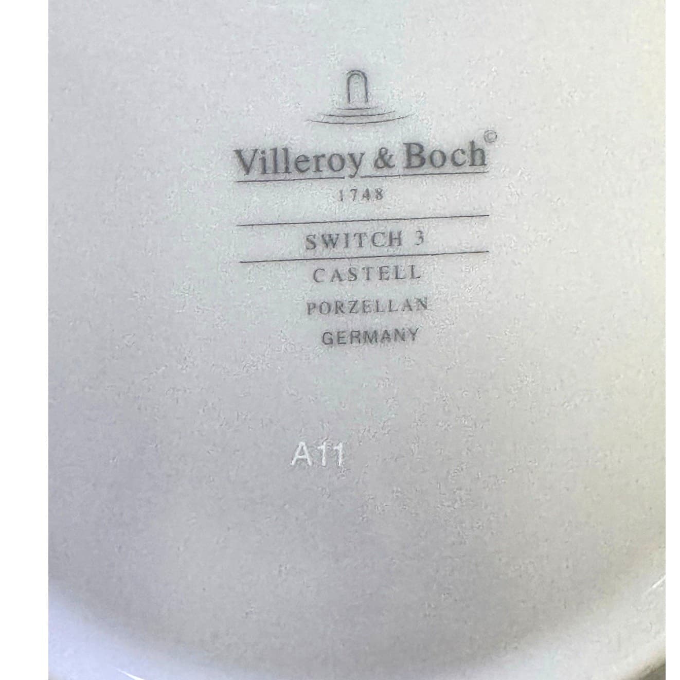 Villeroy & Boch Switch 3 1996-2020 Retired Castell 7" Bread Plates-Set of 2 - Thumbnail 5
