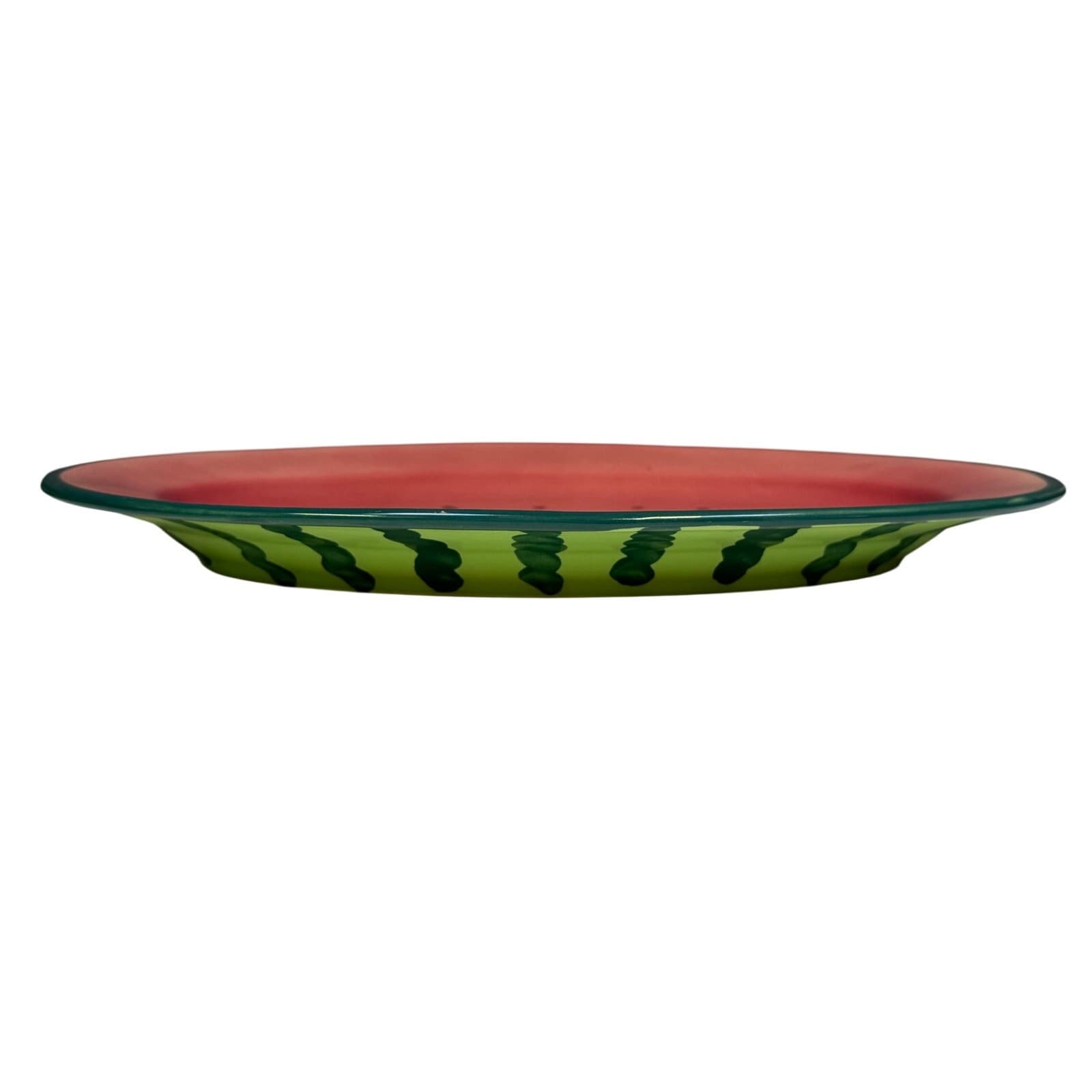 Whimsical Unique Watermelon Design 15 x 10 Large Oval Serving Platter - Thumbnail 7