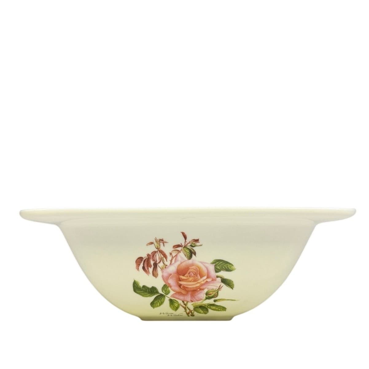 Portmeirion Botanic Roses Warm Wishes 8.75" Square Salad/Serving Bowl-Excellent - Thumbnail 3