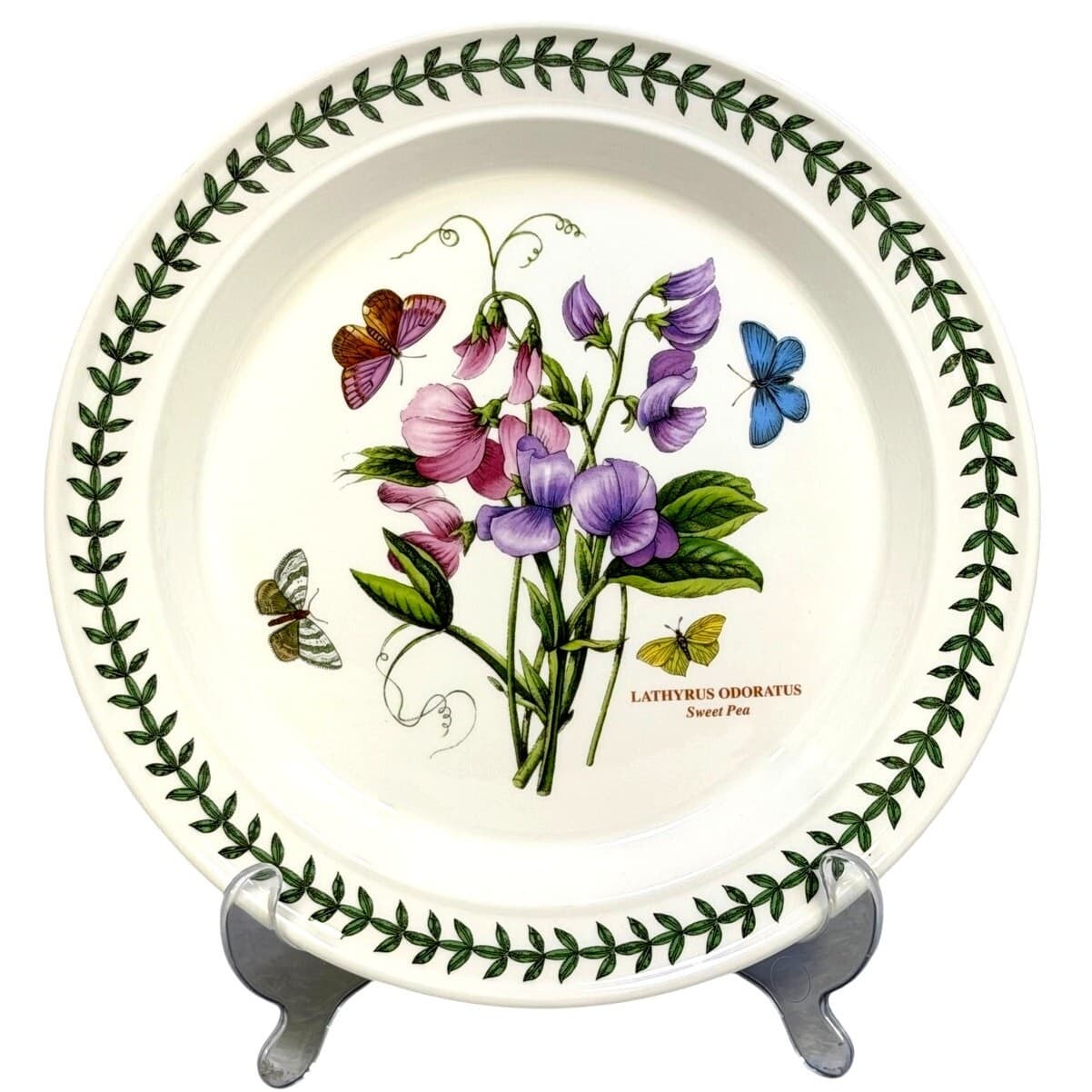 Portmeirion Botanic Garden 1972 England Dinner Plates-Set of 9-Excellent! - Thumbnail 3