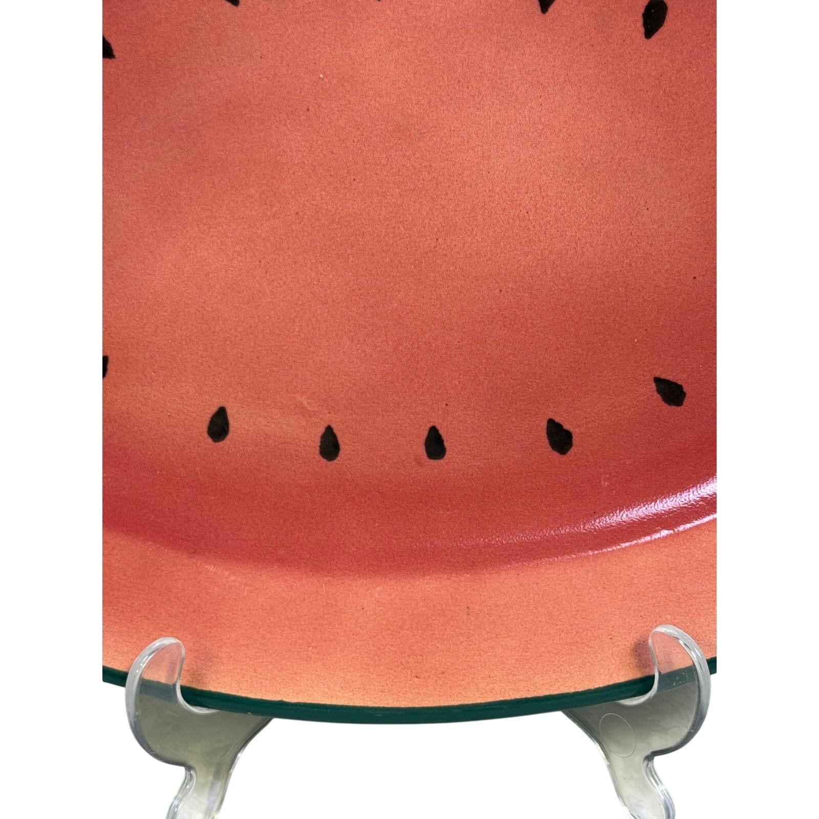 Whimsical Unique Watermelon Design 15 x 10 Large Oval Serving Platter - Thumbnail 5