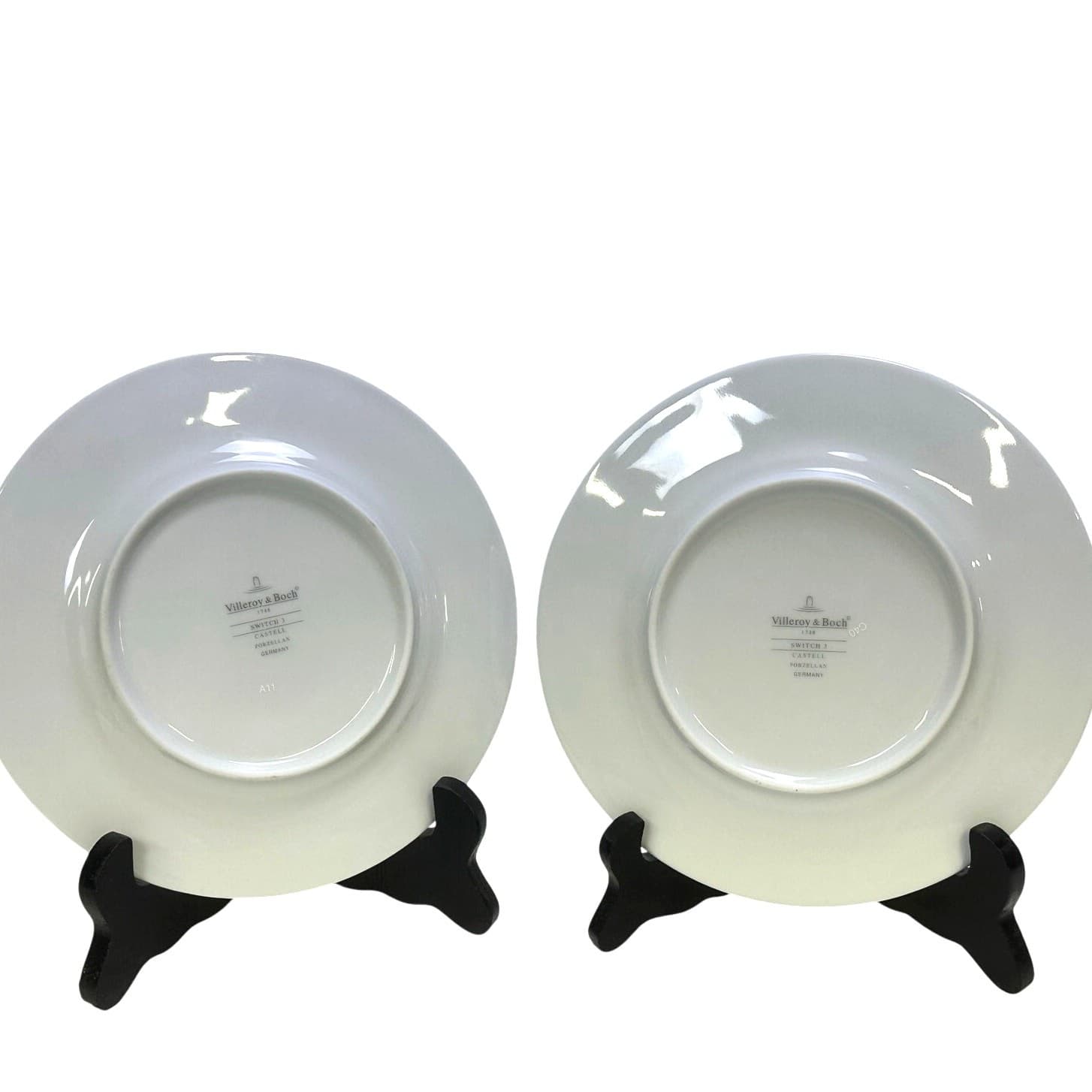 Villeroy & Boch Switch 3 1996-2020 Retired Castell 7" Bread Plates-Set of 2 - Thumbnail 4