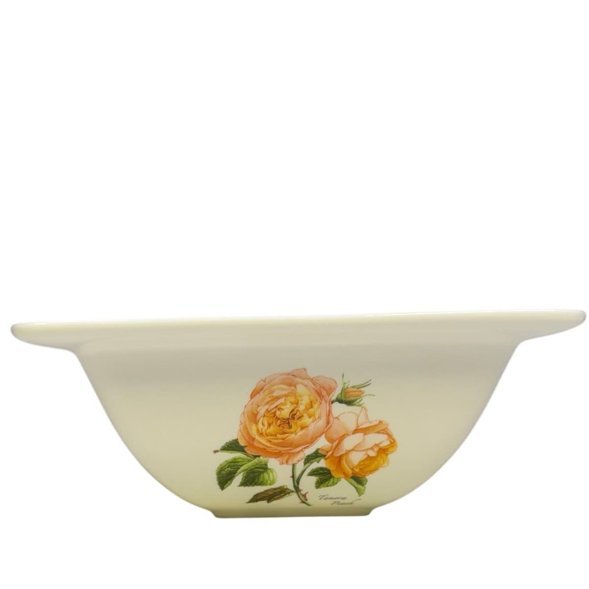 Portmeirion Botanic Roses Warm Wishes 8.75" Square Salad/Serving Bowl-Excellent - Thumbnail 2