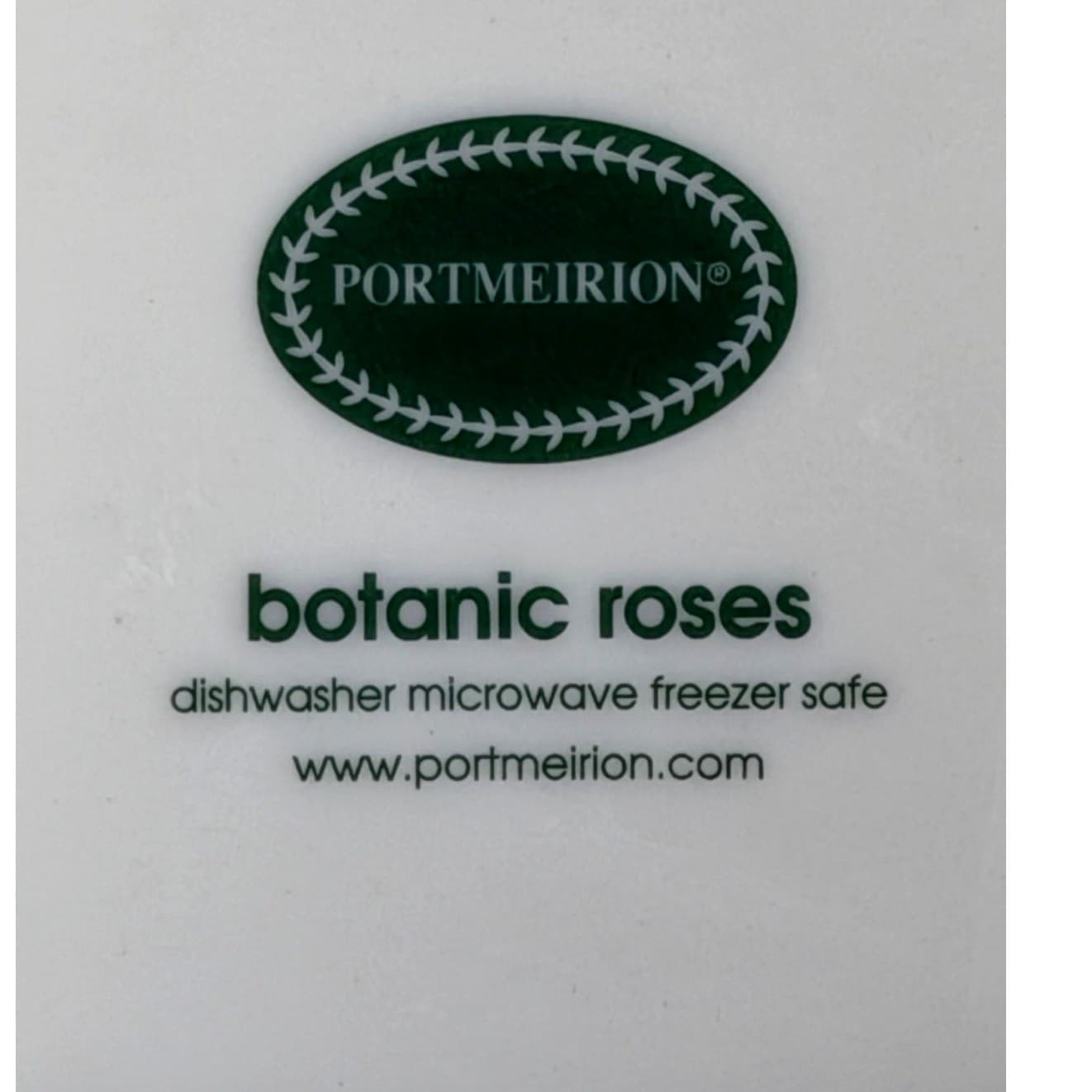 Portmeirion Botanic Roses Warm Wishes 8.75" Square Salad/Serving Bowl-Excellent - Thumbnail 7