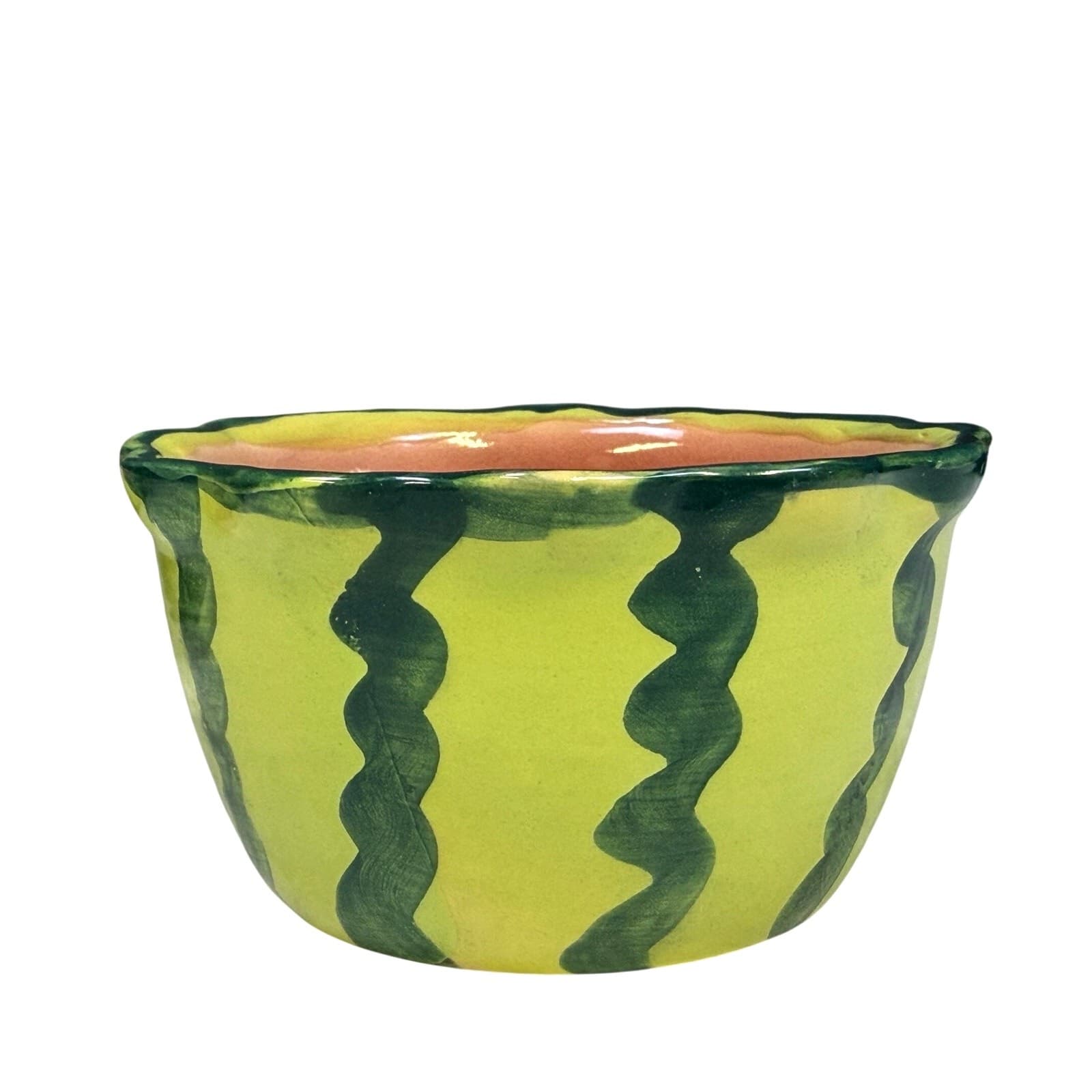 Watermelon Design Unique Whimsical Chip & Dip/Vegetable & Dip Round Serving Tray - Thumbnail 7