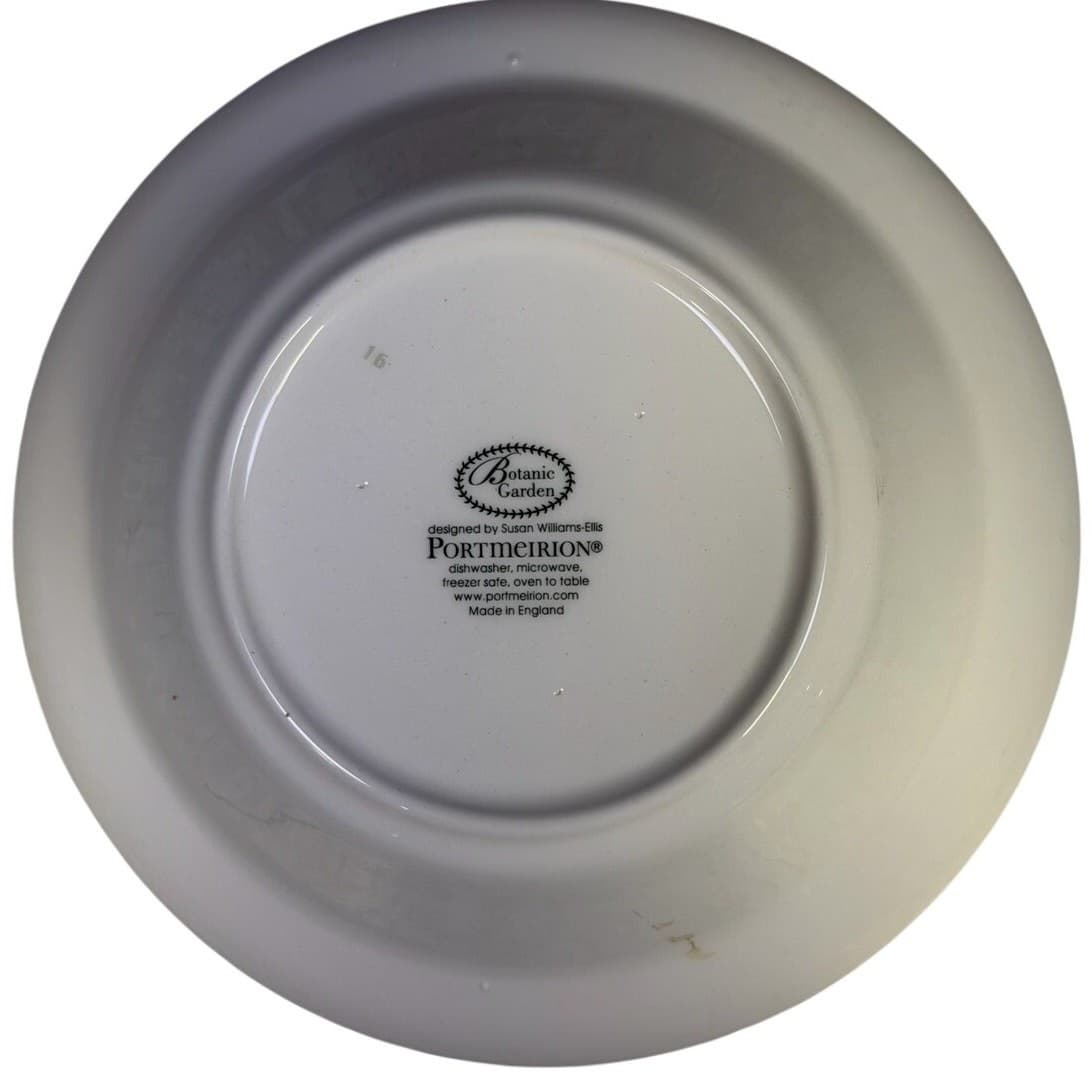 Portmeirion 1972 Botanic Garden 6.5" Round Rim Cereal/Oatmeal Bowls-Set of 7 - Thumbnail 9