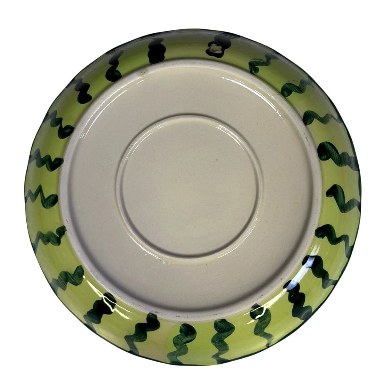 Watermelon Design Unique Whimsical Chip & Dip/Vegetable & Dip Round Serving Tray - Thumbnail 6