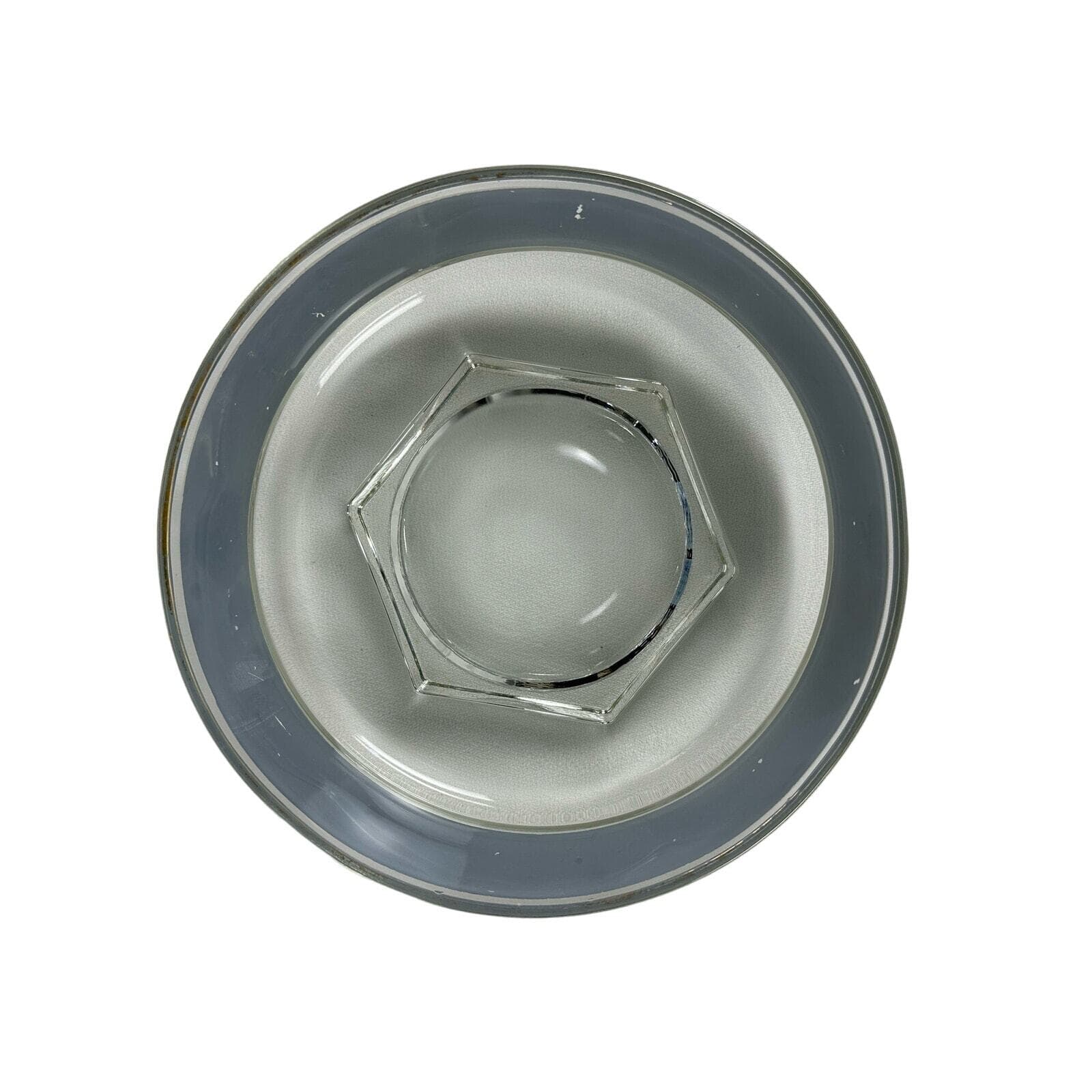 Jeanette Glass MCM Corinthians Wedgwood Greek Chip Bowl w/ Metal Rack - Thumbnail 9