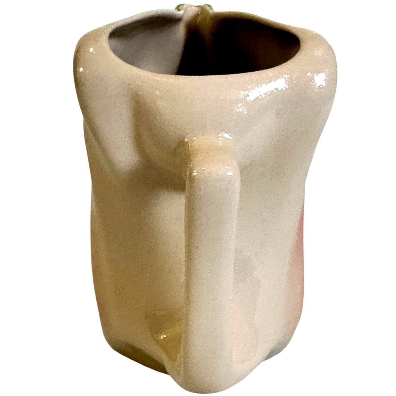 Disney 'Dumbo' 1940s Leeds Pottery Ceramic Pitcher Hand Painted 22k Gold Accents - Thumbnail 9