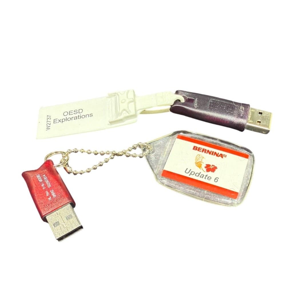 Vintage Bernina Artista Embroidery Software Bundle Card Writer Dongles Manuals - Thumbnail 5