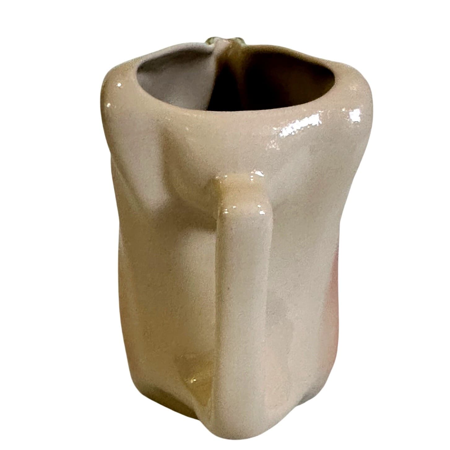 Disney 'Dumbo' 1940s Leeds Pottery Ceramic Pitcher Hand Painted 22k Gold Accents - Thumbnail 5