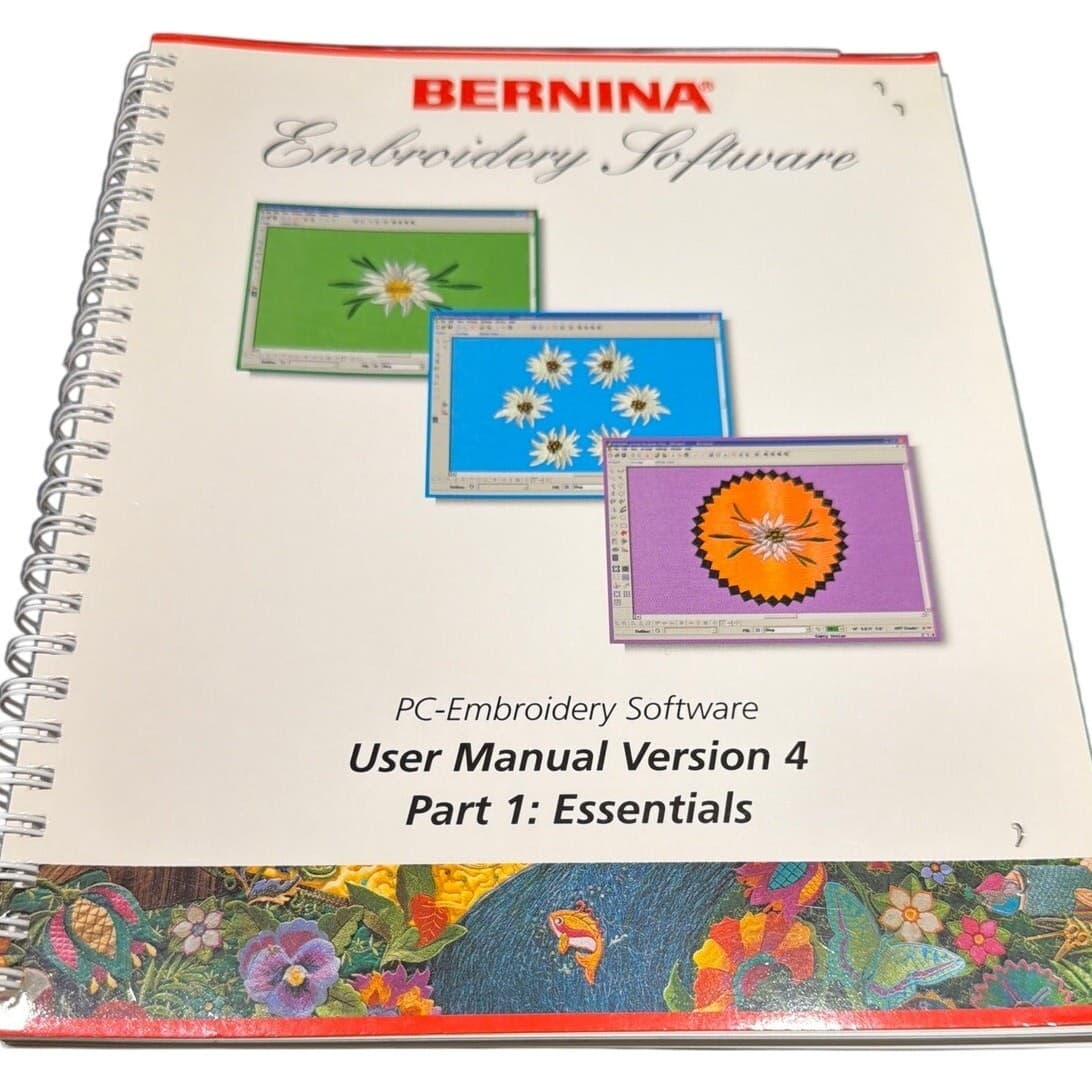 Vintage Bernina Artista Embroidery Software Bundle Card Writer Dongles Manuals - Thumbnail 8
