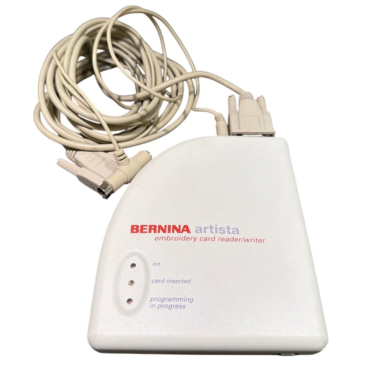Vintage Bernina Artista Embroidery Software Bundle Card Writer Dongles Manuals - Thumbnail 2