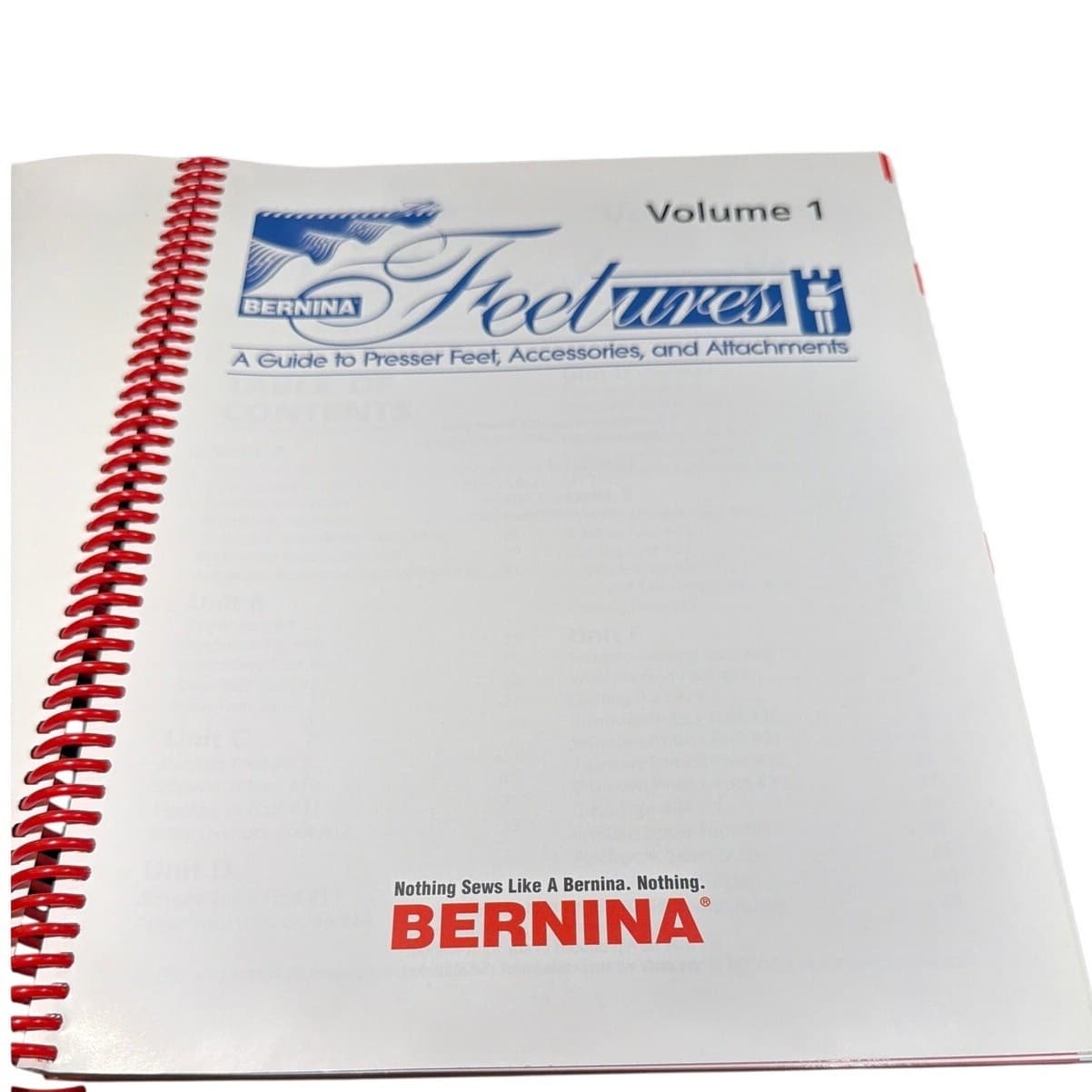 Bernina 'Feetures' Volume 1 Sewing Presser Feet Attachment Guide Manual Book - Thumbnail 2