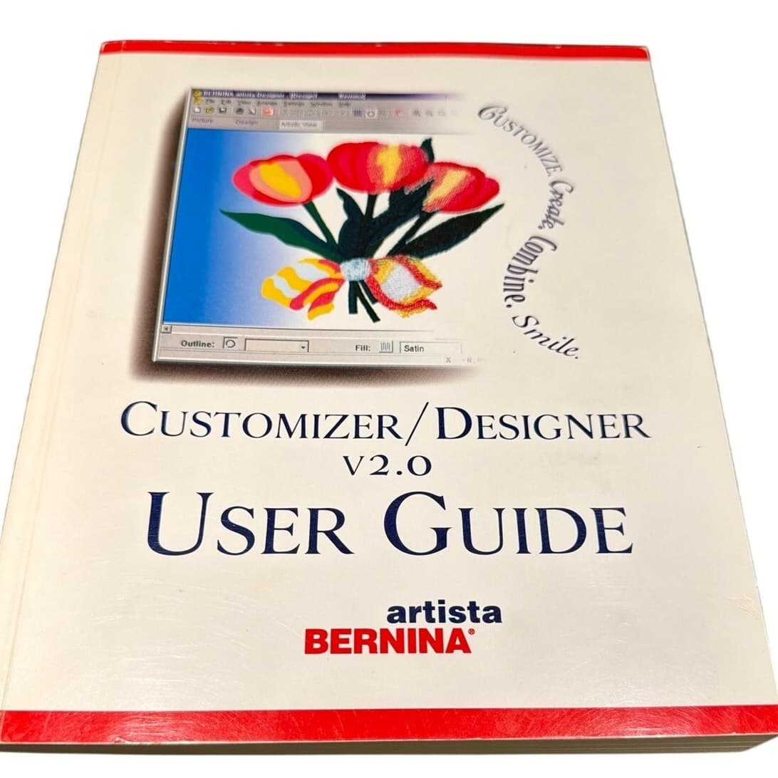 Vintage Bernina Artista Embroidery Software Bundle Card Writer Dongles Manuals - Thumbnail 7