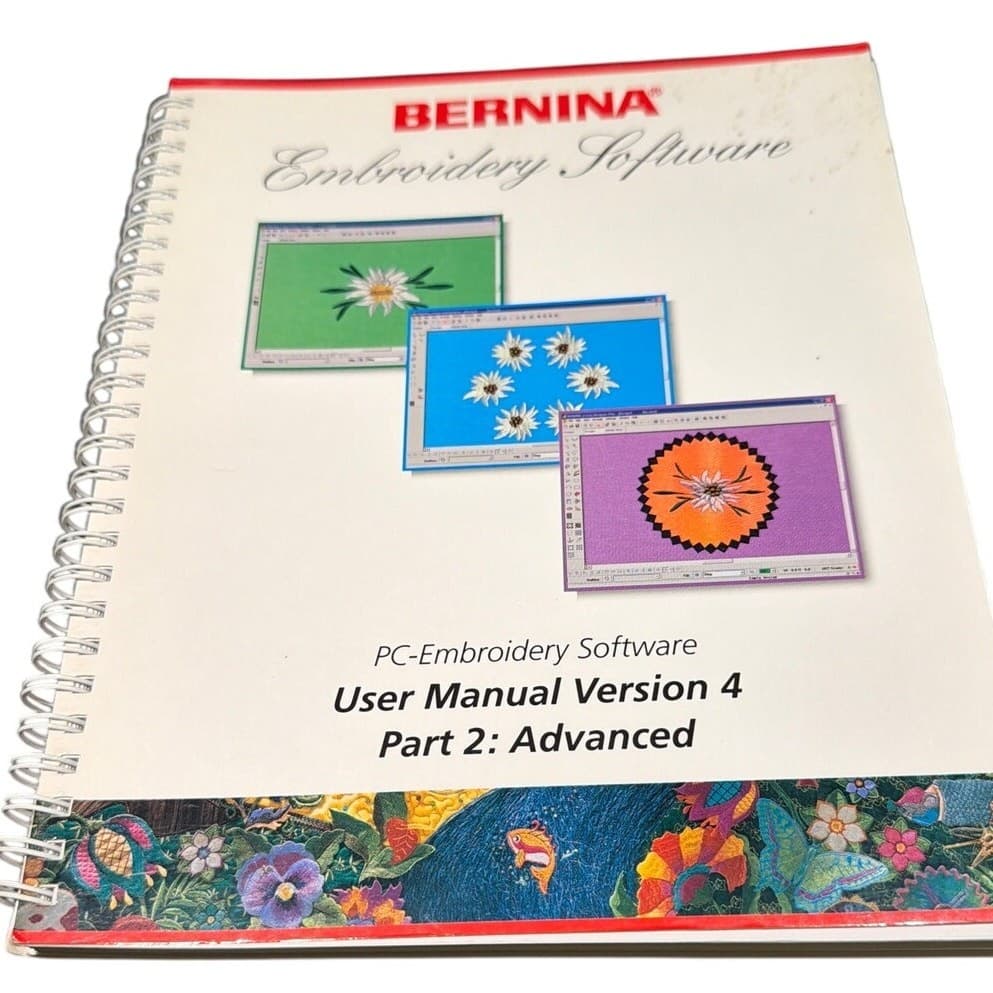 Vintage Bernina Artista Embroidery Software Bundle Card Writer Dongles Manuals - Thumbnail 9
