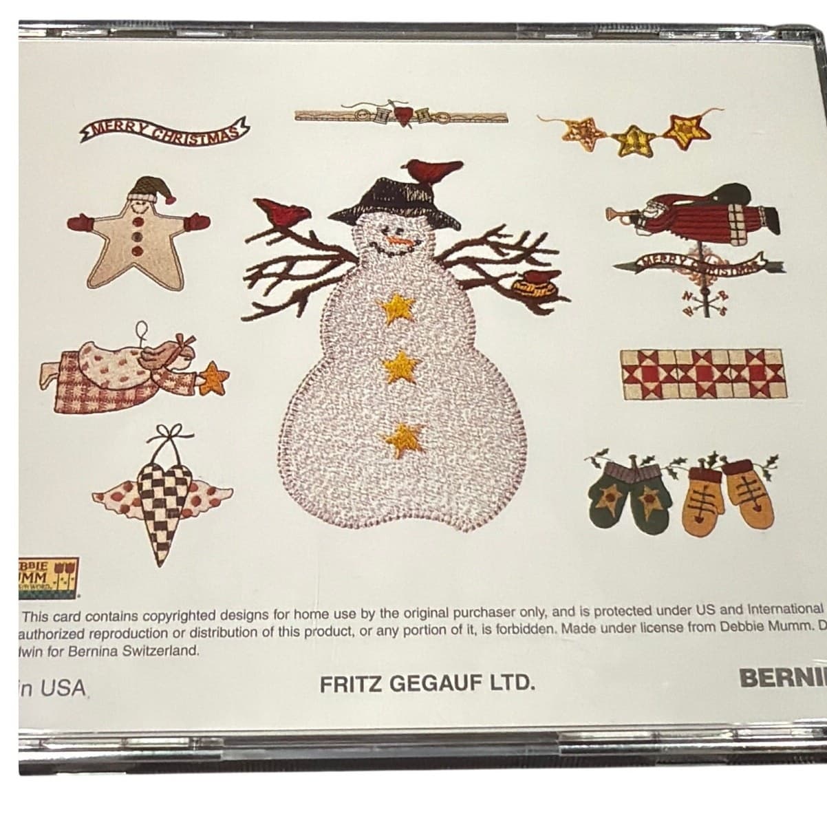 Studio Bernina Debbie Mumm Collection No 113 Deco Bernette Embroidery CD Designs - Thumbnail 2