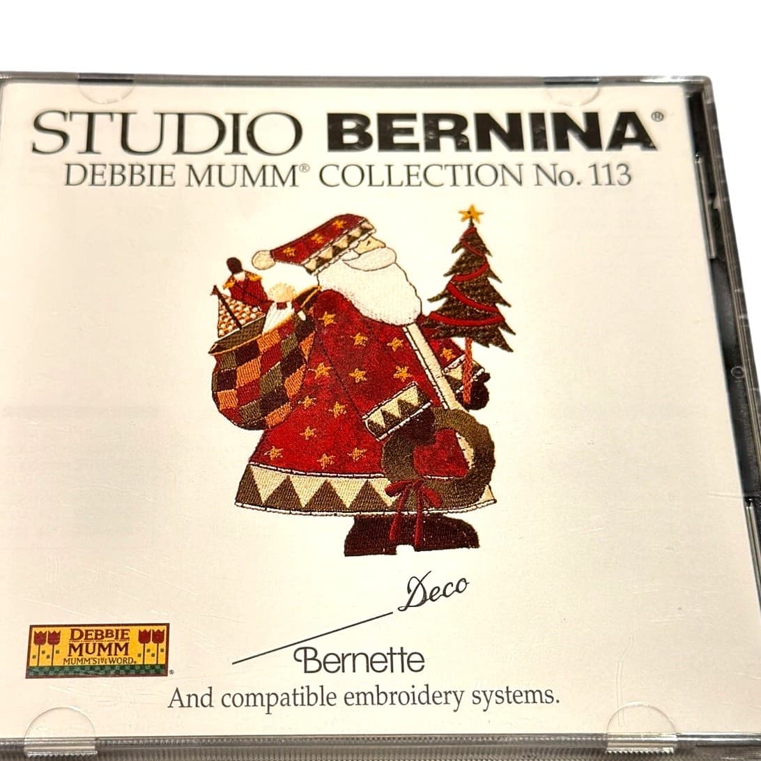 Studio Bernina Debbie Mumm Collection No 113 Deco Bernette Embroidery CD Designs