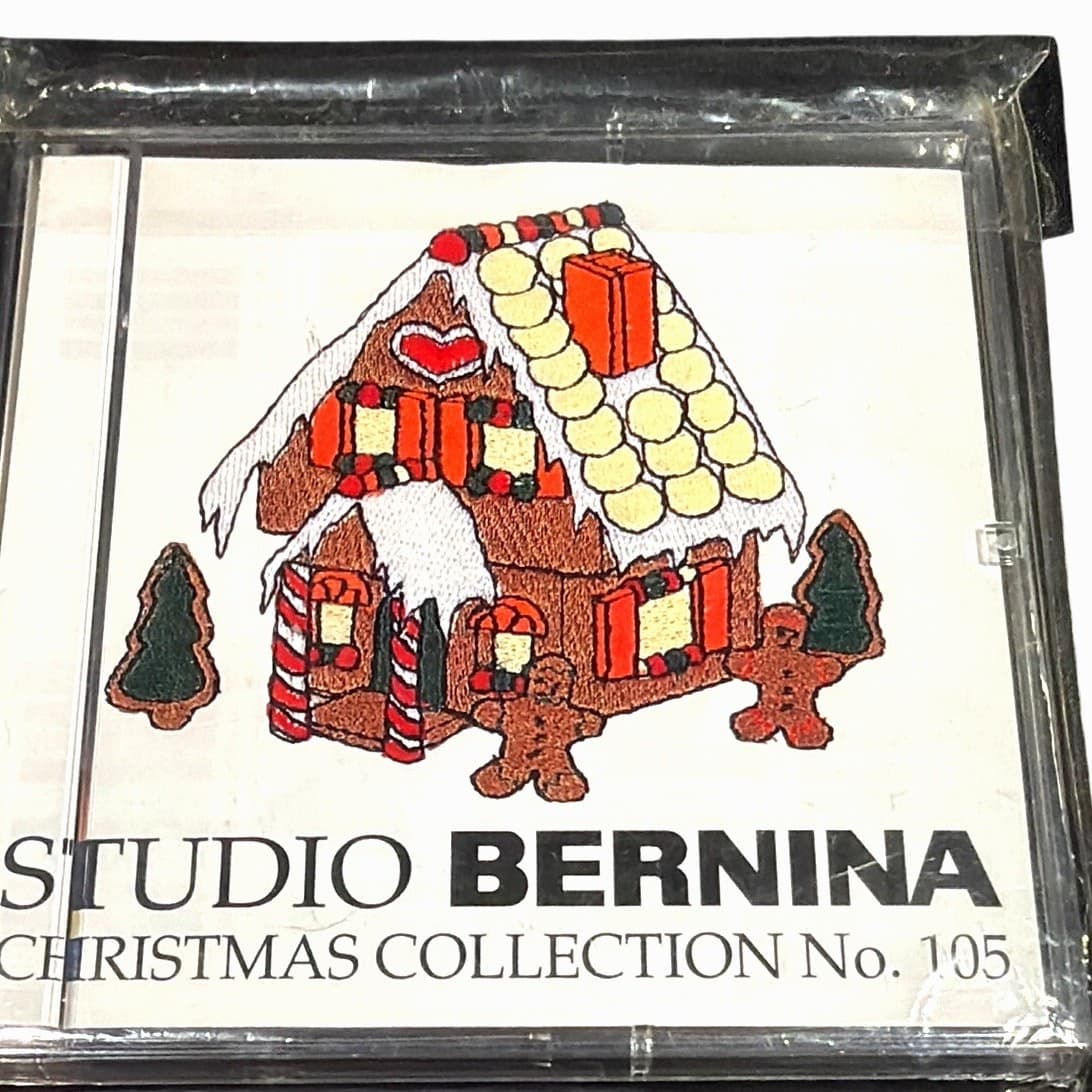 Studio Bernina Christmas Collection No 105 Embroidery Design Card Deco Bernette