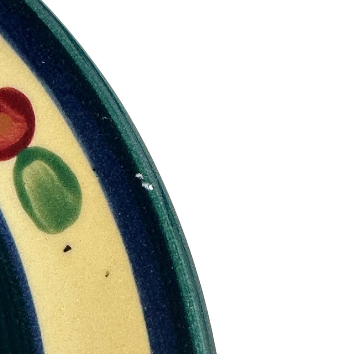 Gail Pittman Pottery Juniper Salad/Dessert Plates Signed Vintage 1995-Set of 8 - Thumbnail 4